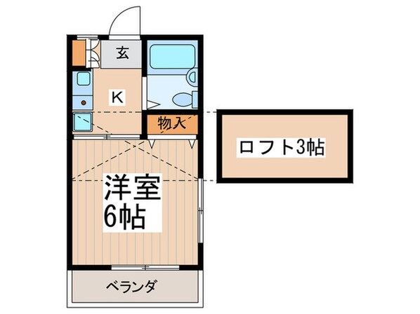 コーポジュンの物件間取画像